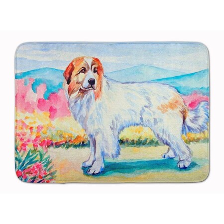 Carolines Treasures Great Pyrenees Machine Washable Memory Foam Mat 7130RUG